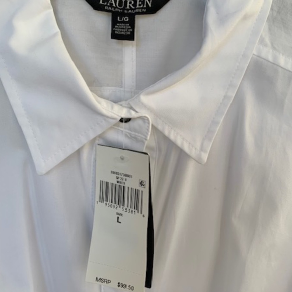 COPY - new with tags Ralph Lauren tie front top - Picture 2 of 4